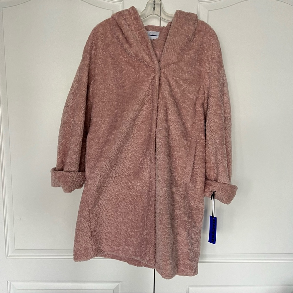 Nwt Peter Nygard faux fur pink coat